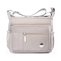 HERCMNOY Crossbody Bags For Women Shoulder Bag Handbag Multiple Pockets Bag Nylon Messenger Purses