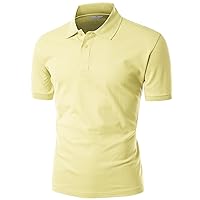 Men's 100% Cotton PK Silket Polo Dri Fit Short Sleeve Collar T-Shirt