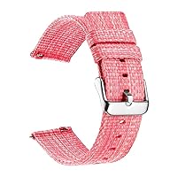 20mm Watch Band for Samsung Galaxy Watch4 Classic 46 42mm Smartwatch Nylon Sport Bracelet Watch 4 44 40mm Strap Watchband Correa (Color : Pink, Size : Watch4 Classic 42mm)