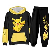 Children's Sweatshirt Set Hoodie Tracksuits Cool Pullover Hooded Top With Sweatpants For Boys/Girls/Teen/Kids