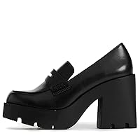 JustFab, Womens Shoes, Cher Platform Pump Lug Sole Loafer