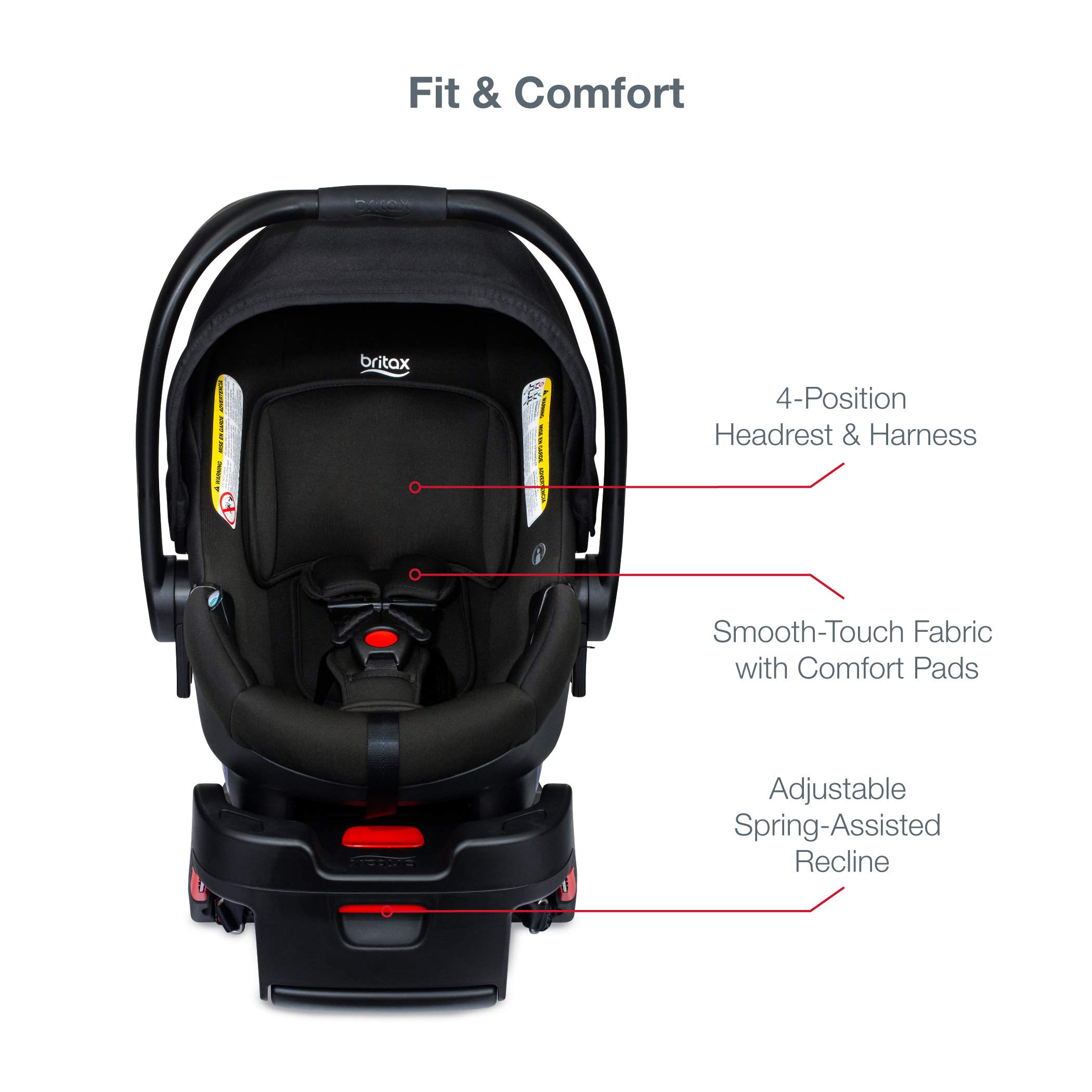 Britax B-Safe Gen2 Infant Car Seat, Eclipse Black SafeWash