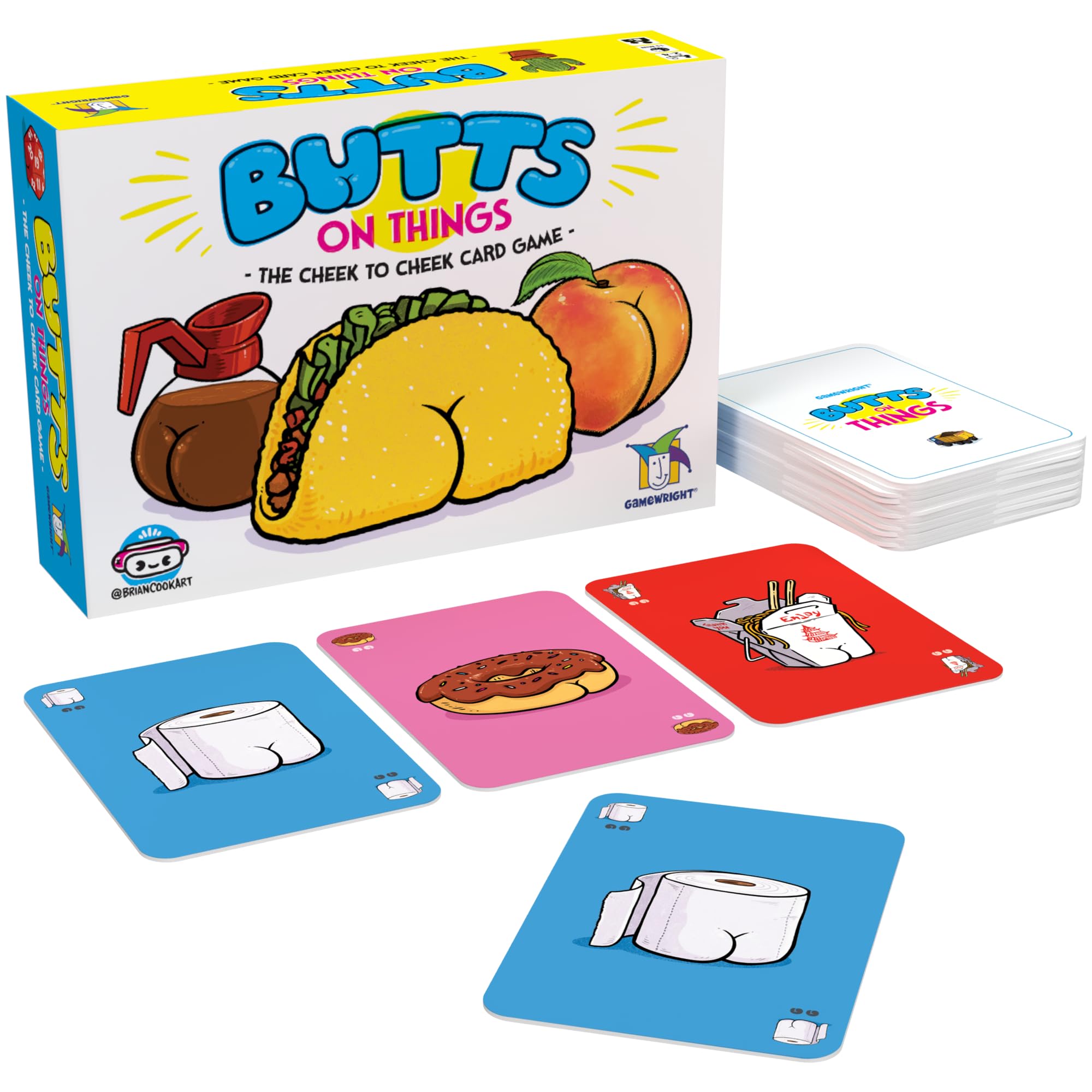 Gamewright - Butts On Things - The Cheek to Cheek Card Game