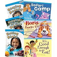 Teacher Created Materials - Classroom Library Collections: Healthy and Fit! - 6 Book Set - Grade 1 - Guided Reading Level H