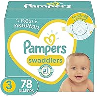 Pampers Swaddlers Diapers, Size 3, 78 Count