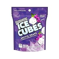 Ice Cubes Arctic Grape Sugar Free Chewing Gum Pouch, 8.11 oz (100 Pieces)