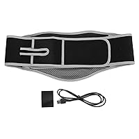 Heated Waist Belt,Heating Pad with Massager, Heating Pad for Back Pain Relief, Temperature Adjustable Soft Pain Relief Vibration Massage Lower Back Heating Pad, Waist Massager for Women, Men