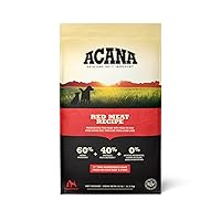 ACANA Grain Free Dry Dog Food, Red Meat Recipe, 25lb