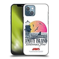 Head Case Designs Officially Licensed Jaws Amity Island I Key Art Hard Back Case Compatible with Apple iPhone 13
