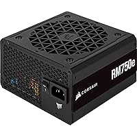 Corsair RM750e Fully Modular Low-Noise ATX Power Supply - Dual EPS12V Connectors - 105°C-Rated Capacitors - 80 Plus Gold Efficiency - Modern Standby Support - Black Corsair RM750e Fully Modular Low-Noise ATX Power Supply - Dual EPS12V Connectors - 105°C-Rated Capacitors - 80 Plus Gold Efficiency - Modern Standby Support - Black