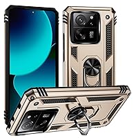 Back Case Cover Compatible with Xiaomi 13T/13T Pro Case, Military Grade Drop Protection Cover 360 Shockproof Heavy Duty Hard Bumper Rugged Mobile Phone Cases with Kickstand Protective Case ( Color : G