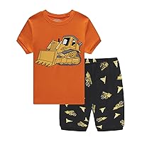 Boys Summer Pajamas Toddlers Boys Short Sleeve Sets Cotton Pjs