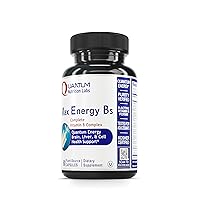 QNL Max Energy Bs - B Complex Vitamins for Women & Men - Offers Liver Support - Natural Energy Supplement - Brain Health Supplement - 60 Plant-Source Capsules
