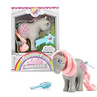 My Little Pony, 40th Anniversary 4-Inch Snuzzle, Original 1983 Collection, Long, Brushable Mane and Tail, Action Figure, Great for Kids, Toddlers, Girls, Ages 4+