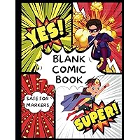 Creative Comics, Blank Comic Strips and Comic Creation Tips, Marker Friendly: Learn, Create, and Explore the Fun World of Illustrations, Easy Frames Progressing to More Complex Creative Comics, Blank Comic Strips and Comic Creation Tips, Marker Friendly: Learn, Create, and Explore the Fun World of Illustrations, Easy Frames Progressing to More Complex Paperback
