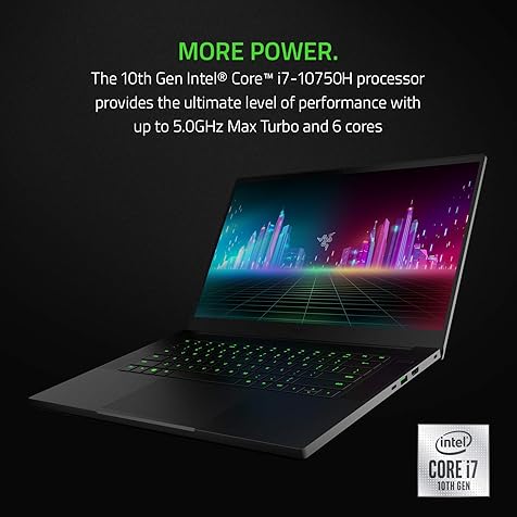 Blade 15 Base Gaming Laptop 2020: Intel Core i7-10750H 6-Core, NVIDIA GeForce GTX 1660 Ti, 15.6" FHD 1080p 120Hz, 16GB RAM, 256GB SSD, CNC Aluminum, Chroma RGB Lighting, Black,Windows 10 Home