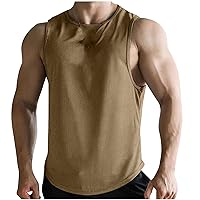 Fitness Tank Tops Men Sleeveless Workout Vest Quick Dry Bodybuilding Muscle Shirts Stylish Sportswear Tank Top