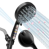 Shower Head, 15 Stage Filtered Shower Head for Hard Water, 10 Modes High Pressure Handheld Shower Head with 60