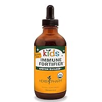 Herb Pharm Kids Certified-Organic Alcohol-Free Immune Fortifier Liquid Herbal Formula, 4 Ounce
