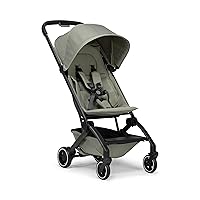 Joolz AER+ Lightweight & Compact Travel Stroller - Portable One-Hand Fold Design - Ergonomic Seat for Infant & Toddler (up to 50 lb) - XXL Sun Hood - Stroller for Airplane -Travel Pouch- Sage Green