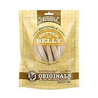 Better Belly Originals, Real Beef Sirloin Flavor, Small Rolls, Dog Chews, 20Count (P-50050NC)