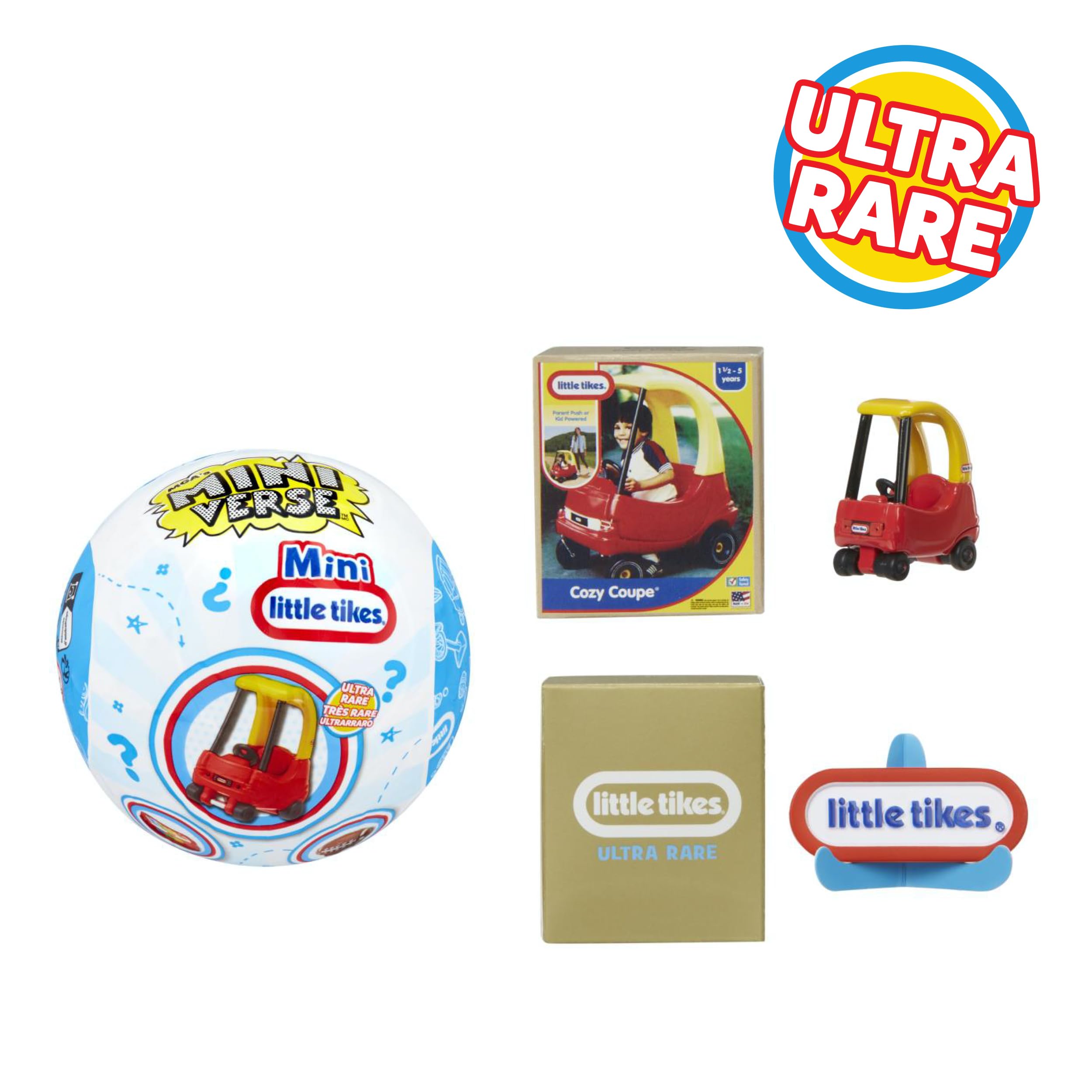 MGA's Miniverse Little Tikes Minis Series 3- Two Little Tikes Minis in Each Pack, Blind Packaging Doubles as Display, Retro, Nostalgic, Replica, Collectors Ages 6+