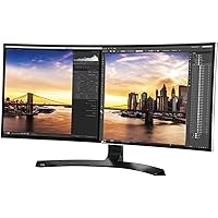 LG 34UC88-B 34-Inch 21:9 Curved UltraWide QHD IPS Monitor with USB Quick Charge
