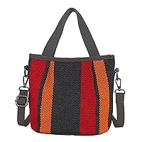 New Women's Shoulder Bag, Fashion Women's Handbag, Casual Carry-on Tote Bag Messenger All-match Handbag in Cotton