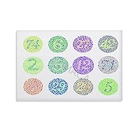 RCIDOS Eye Clinic Poster Color Blindness Test Poster Visual Arts Poster Canvas Painting Posters And Prints Wall Art Pictures for Living Room Bedroom Decor 24x36inch(60x90cm) Unframe-style