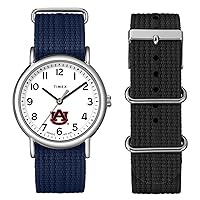 Timex Unisex Weekender Box Set 38mm Watch - Auburn Tigers