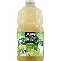 Langers, Juice Cocktail Cucumber Lime with Mint, 64 Ounce