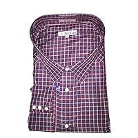 Big and Tall Western Shirts in Plaids with Snap Buttons Long Sleeves to 6XLT