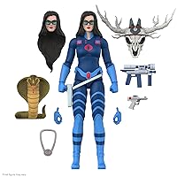 Super7 G.I. Joe ULTIMATES! Wave 06 (DIC) - Baroness (Dark Blue) Action Figure