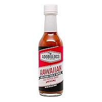 Adoboloco Hot Sauce Hawaiian Chili Pepper Water Sauce 5oz - Medium Hot Super Tasty Fiery Chili Pepper Sauce Blend