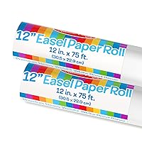 Tabletop Easel Paper Roll (12 inches x 75 feet) - 2-Pack