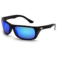 Venture Gear™ Vallejo® Safety Glasses Black Frame/Ice Blue Mirror Anti-Fog Lens