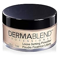 Loose Setting Powder, Face Powder Makeup & Finishing Powder for Light, Medium & Tan Skin Tones