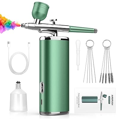 Mua Airbrush Kit for Paint Nails - Cordless Airbrush Kit with Compressor  Portable Nail Airbrush Machine 0.3mm Nozzle Rechargeable Air Brush Kit for  Model Painting Makeup Barber Tattoo Food Cake Decor trên