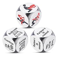 3 PCS Decision Dice Date Night Gifts for Women Men Couples Gifts for Boyfriend Girlfriend Valentines Day Gifts for Him Her Husband Stocking Stuffers from Wife Birthday Anniversary Funny Gifts
