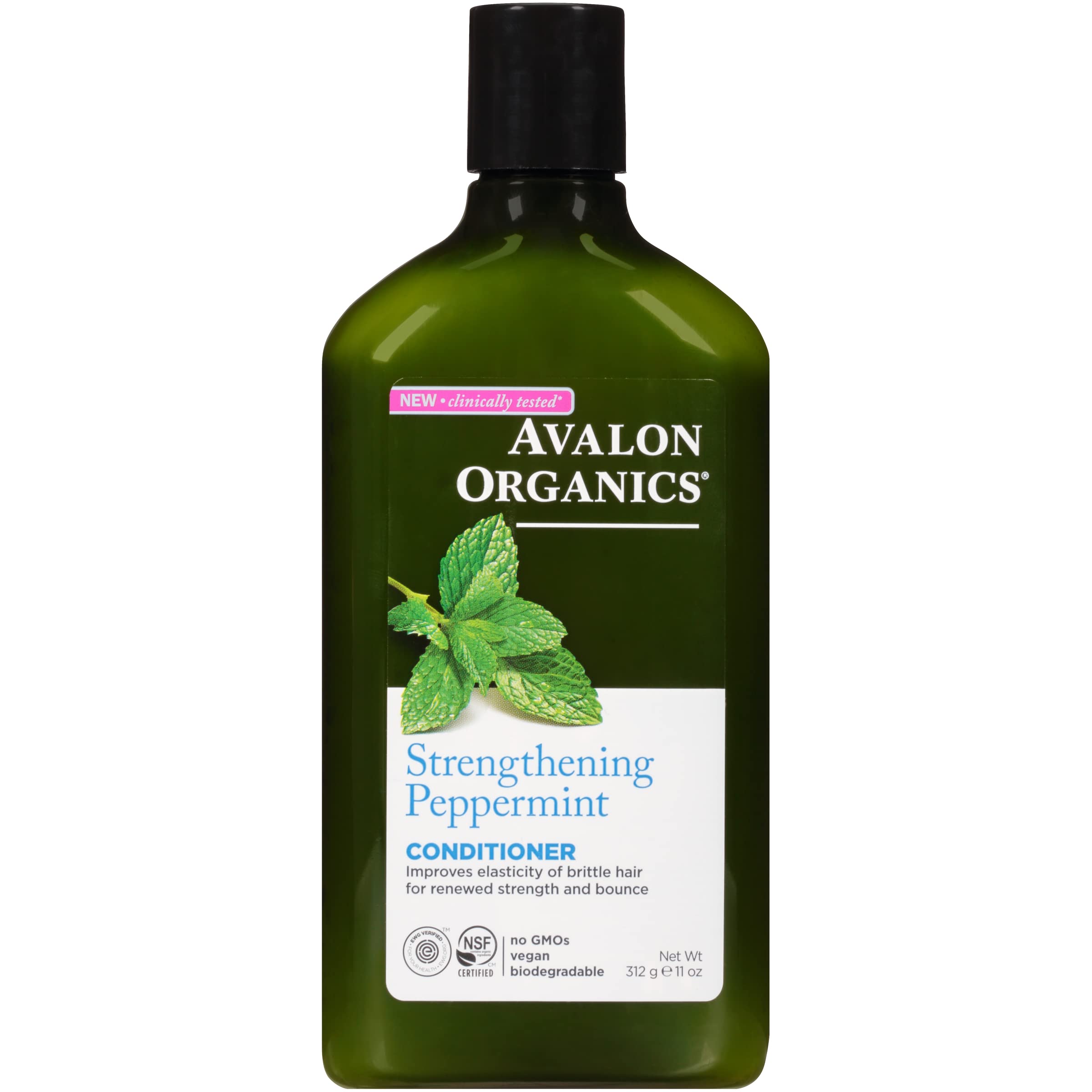 Avalon Organics Conditioner, Strengthening Peppermint, 11 Oz