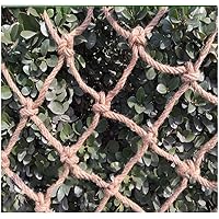 Home Railing Stairs Safety Netting, Safety Protective Hemp Rope Net for Cats, Children Outdoor Sports Climbing Net, Decorative Jute Hemp Netting, 6mm Rope 10cm Hole Rope Netting (S