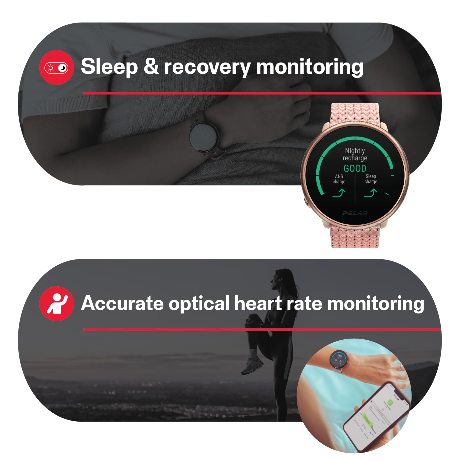 POLAR Ignite 2 - Fitness Smartwatch with Integrated GPS - Wrist-Based Heart Monitor - Personalized Guidance for Workouts, Recovery and Sleep Tracking - Music Controls, Weather, Phone Notifications