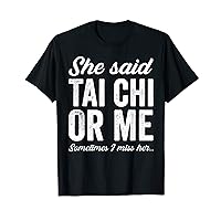 Funny Tai Chi Hobby Hobbyist Taxidermy Sifu Martial Art Joke T-Shirt