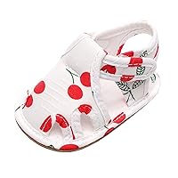 Heels Kids Size 3 Infant Toddler Shoes Soft Sole Non Slip Toddler Floor Shoes Fruit Cherry Print 1 Year Old Slippers