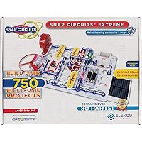 Snap Circuits Extreme SC-750 Electronics Exploration Kit - Over 750 Projects, Full Color Manual, 80+ Parts for STEM Education, Kids 8+