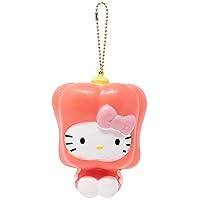 Sanrio Hello Kitty Fruit and Veggie Slow Rising Cute Squishy Toy Keychain Birthday Gifts, Party Favors, Stress Balls for Kids, Boys, Girls - Bell Pepper