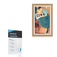 BoxWave Screen Protector Compatible With Cosytron 21.5 Large Digital Picture Frame - ClearTouch Crystal ToughShield 9H (2-Pack), Clear 9H Tough Flexible Film Screen Protector