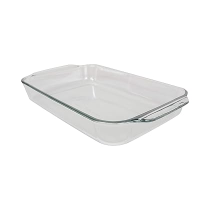 PYREX 3QT Glass Baking Dish with Blue Cover 9