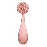 PMD Clean - Smart Facial Cleansing Device with Silicone Brush & Anti-Aging Massager - Waterproof - SonicGlow Vibration Technology - Clear Pores and Blackheads - Lift, Firm, and Tone Skin
