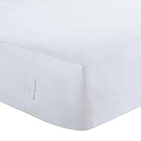 All-in-One Quiet Water Resistant Zip-Up Mattress Protector to Help Protect Against Irritants, Queen, White (FRE146XXWHIT03)